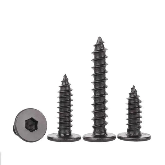 Black Wood Screw Assortment